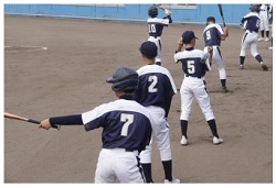 野球のバッティング練習